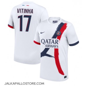 Paris Saint-Germain Vitinha #17 Vieraspaita 2024-25 Lyhythihainen